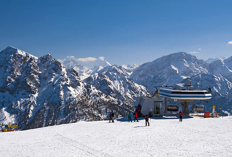 Ski slopes Kronplatz