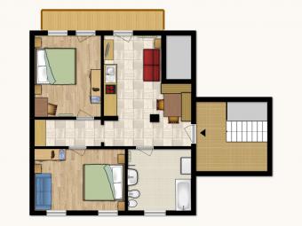 Piantina appartamento 3