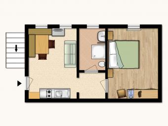 Map apartment 1